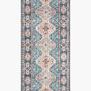 Runner version duplicate third image showing runner shape and pattern of Skye Turquoise Terracotta Rug