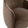 Product Image 7 for Burke Cocoa Velvet Swivel Club Chair from Essentials for Living