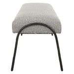 Product Image 4 for Jacobsen Modern Gray Bench from Uttermost