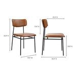 Product Image 10 for Sailor Dining Chair, Set of 2 from Moe's