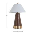 Product Image 2 for Milo Brown Leather Table Lamp from Gabby