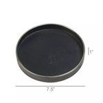Adrian Tray with dimensional measurements showing 7.5-inch diameter and 1-inch height
