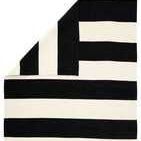 Product Image 4 for Remora Indoor/ Outdoor Stripe Black/ Ivory Area Rug - 7'6"X9'6" from Jaipur 