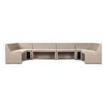 Product Image 1 for Senna Outdoor Dining Banquette U Shape - Vintage White from Four Hands