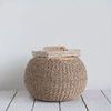 Product Image 2 for Wynnie Seagrass Pouf from Creative Co-Op