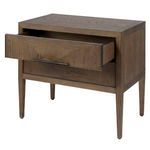 Product Image 5 for Landmark Two Drawer Brown Sugar Oak Nightstand from Jamie Young