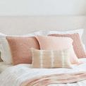 Product Image 7 for Pink Tie Dye Linen Pillow from Anaya Home
