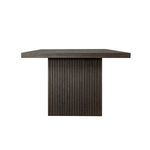 Product Image 3 for Patterson Plank Style Slatted Base Dining Table In Dark Espresso Oak from Worlds Away