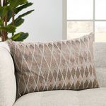 Product Image 3 for Milton Bronze/ Gray Geometric Lumbar Pillow from Jaipur 