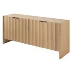 Product Image 1 for Finley Fluted Four Door Pale Oak Credenza from Jamie Young