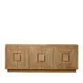 Product Image 2 for Morombe Washed Oak Credenza from Currey & Company