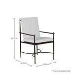 Product Image 6 for Roma Wrought Aluminum Arm Chair from Summer Classics