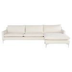 Product Image 2 for Anders Coconut White Chaise Lounge Sectional from Nuevo