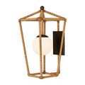 Product Image 1 for Denison Rattan Wrapped Outdoor Wall Sconce from Currey & Company