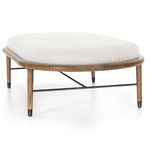 Product Image 4 for Petra Ottoman 62" Knoll Natural from Four Hands