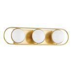 Product Image 1 for Amy 3-Light Modern Curved Aged Brass Bath Sconce from Mitzi
