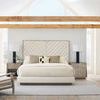 Product Image 3 for King Cream Fabric Modern Meet U In The Middle Bed from Caracole
