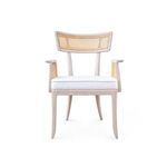 Product Image 2 for Marshall Cane and Linen Arm Chair in Sand from Villa & House