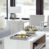 Product Image 4 for Axiom Round Linear White Chairside Table from Bernhardt Furniture