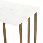Product Image 4 for Naomi Marble Console Table Raw Brass from Four Hands