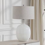 Product Image 4 for Whiteout Mottled Glass Table Lamp from Uttermost