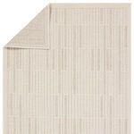 Backside flipped corner showing weave and polypropylene fiber material