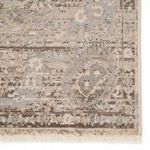 Close-up on a corner showcasing the distressed floral medallion details and subtle color gradients