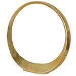 Product Image 2 for Jimena Gold Large Ring Sculpture from Uttermost