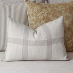Product Image 2 for Linen Windowpane Pillow Cover from Hackner Home