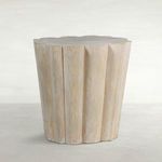 Product Image 1 for Bree White Washed Wooden Side Table from Gabby