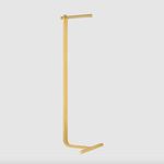 Side view of Deptford Floor Lamp against plain background emphasizing slim profile and base shape
