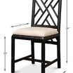 Product Image 7 for Brighton Bamboo Side Chair Black from Sarreid Ltd.