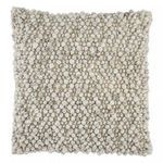 Product Image 7 for Kaz Textured Ivory/ Light Gray Throw Pillow 22 inch from Jaipur
