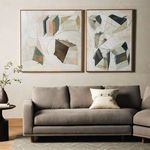 Product Image 2 for Escalate Diptych by Coup D'esprit, Framed Abstract Painting - Set of 2 from Four Hands