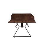 Product Image 1 for Nottingham 54 Inch Acacia Wood Live Edge Coffee Table In Walnut Finish from World Interiors