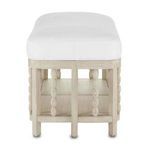 Product Image 3 for Norene Muslin Bench from Currey & Company