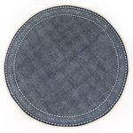 Product Image 1 for Indigo Block Print Round Rug from Four Hands