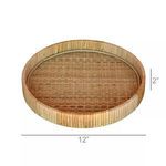 Product Image 3 for Cayman Tray, Rattan- Natural from Homart