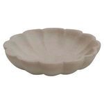 Product Image 1 for Flora White Marble 6" Round Flower Shaped Dish from Creative Co-Op
