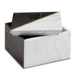 Product Image 2 for Deena Black and White Marble Box from Currey & Company