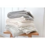 Product Image 4 for Hermosa Oversized Throw Blanket - Light Grey / Cream from Pom Pom at Home