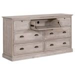 Product Image 4 for Eden 7-Drawer Light Wood Media Console Dresser from Essentials for Living