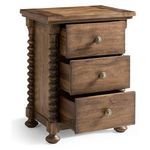 Product Image 5 for Tamarisk 3 Drawer Narrow Nightstand from Johnathan Charles