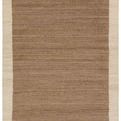 Product Image 1 for Query Handmade Bordered Brown / Tan Rug 18" x 18" from Jaipur 
