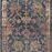 rectangular runner rug shape highlighting length and narrow design of the Giada navy multi rug