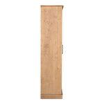 Side profile of Tade cabinet showing wood grain and depth without legs