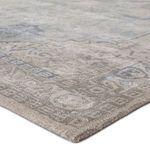 Product Image 1 for Bronde Handmade Medallion Gray/ Light Blue Rug from Jaipur 