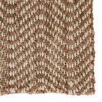 Product Image 3 for Alix Natural Chevron Taupe/ White Rug from Jaipur 