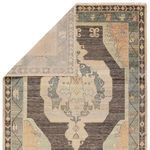 Product Image 3 for Bhima Handknotted Medallion Charcoal / Blue Rug from Jaipur 