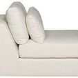 Leone Modular Sectional side view showcasing cushion thickness and straight armrest outline